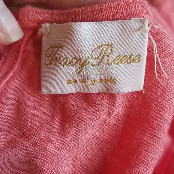 Tracy Reese peach baby doll crop top - Picture 6 of 6
